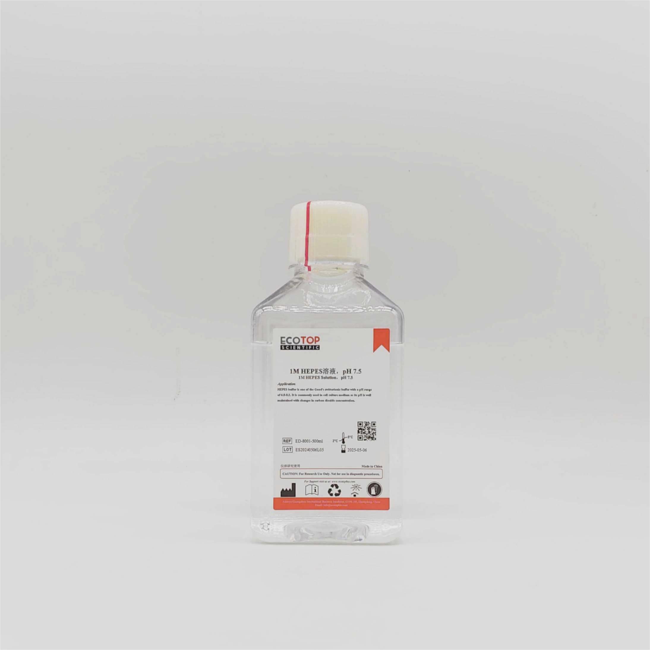 1M HEPES溶液 （无菌，pH7.5）-500ml